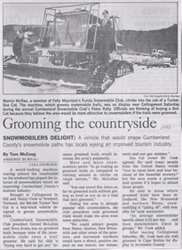 1992 Tucker Sno Cat Groomer